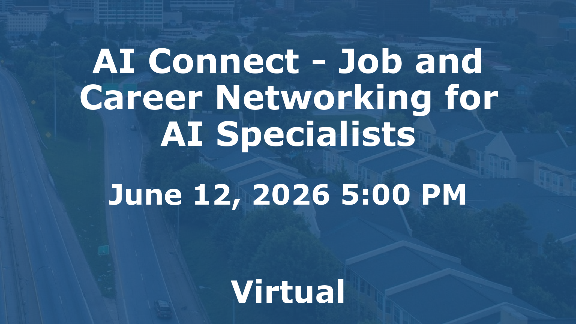 AI Connect - Job and Career Networking for AI Specialists event image